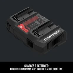 Craftsman V20 20 V Lithium-Ion Dual Battery Charger 1 Pc 11 Craftsman V20 20 V Lithium-Ion Dual Battery Charger 1 Pc -Professional Tools Discount Store 00ef7168 ed7c 41e7 beec 7765a4ba637e
