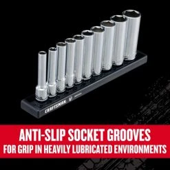 Craftsman V-Series 1/4 In. Drive SAE 6 Point Deep Socket Set 10 Pc 14 Craftsman V-Series 1/4 In. Drive SAE 6 Point Deep Socket Set 10 Pc -Professional Tools Discount Store 0219f9ce 0e53 4559 a905 eef4d6bac831