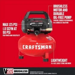 Craftsman 2.5 Gal Pancake Portable Air Compressor 125 Psi -Professional Tools Discount Store 0462e955 28f2 4623 a909 bc136862a965