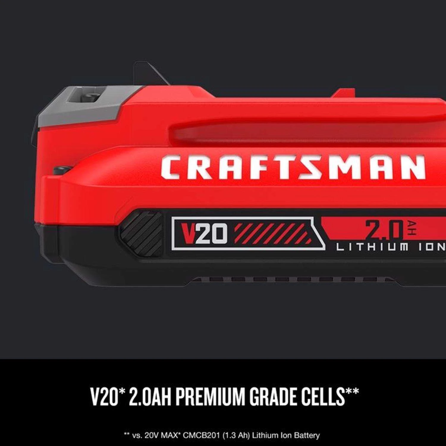 Craftsman V20 CMCB202 2 Ah Lithium-Ion Battery 1 Pc 4 Craftsman V20 CMCB202 2 Ah Lithium-Ion Battery 1 Pc - Image 2
