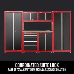 Craftsman 42 In. H X 31.5 In. W X 22.8 In. D Black/Red Steel Cabinet -Professional Tools Discount Store 0de317db 0338 4df1 8d51 d370f916c0bf