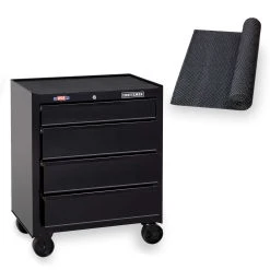 Craftsman 26 In. 4 Drawer Steel Rolling Tool Cabinet 32 In. H X 18 In. D