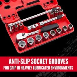 Craftsman V-Series 3/8 In. Drive Metric 6 Point Socket And Tool Set 18 Pc -Professional Tools Discount Store 13d63d1e 962f 4b09 87d0 95d1cadfa9a2