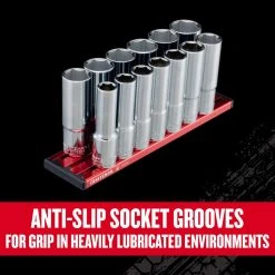 Craftsman V-Series 1/2 In. Drive Metric 6 Point Deep Socket Set 13 Pc -Professional Tools Discount Store 19d6e366 bc02 431c 86e5 63a2d5e024e9