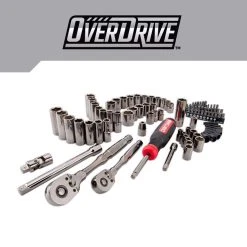 Craftsman OVERDRIVE 1/4 And 3/8 In. Drive Metric/SAE 6 Point Mechanic's Tool Set 99 Pc -Professional Tools Discount Store 1b043f20 161d 4b48 bb42 2db9bf4a063b