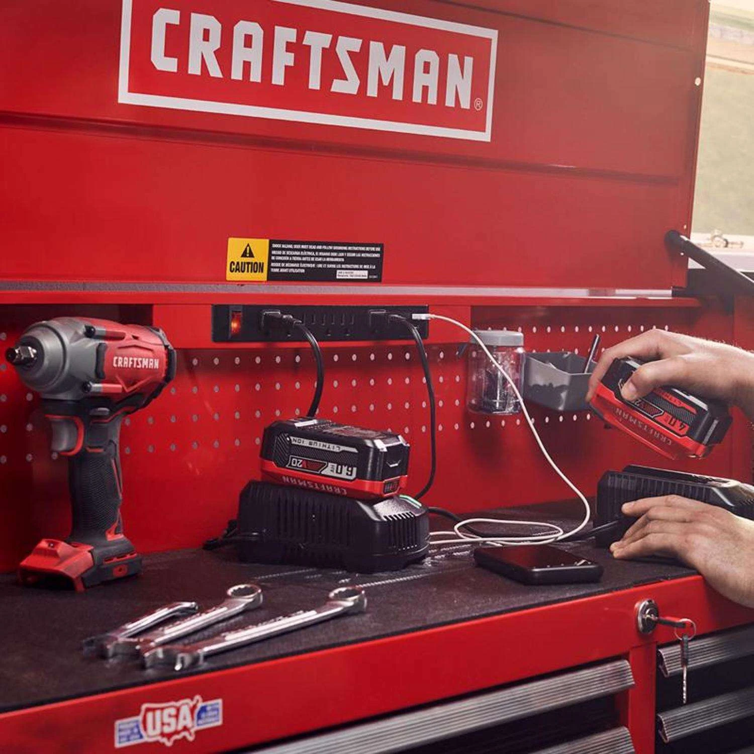 Craftsman S2000 52 In. 8 Drawer Steel Tool Chest 28 In. H X 19 In. D 10 Craftsman S2000 52 In. 8 Drawer Steel Tool Chest 28 In. H X 19 In. D - Image 8