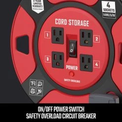 Craftsman 1 Ft. L PVC Cord Reel -Professional Tools Discount Store 22f9f840 082b 4802 bc4b 94d5d622f188