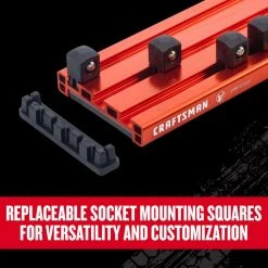 Craftsman V-Series 1/4, 3/8 And 1/2 In. Drive Magnetic Socket Rail Set 3 Pc -Professional Tools Discount Store 2431f88e 52e0 4303 bc7f ea232236d87a