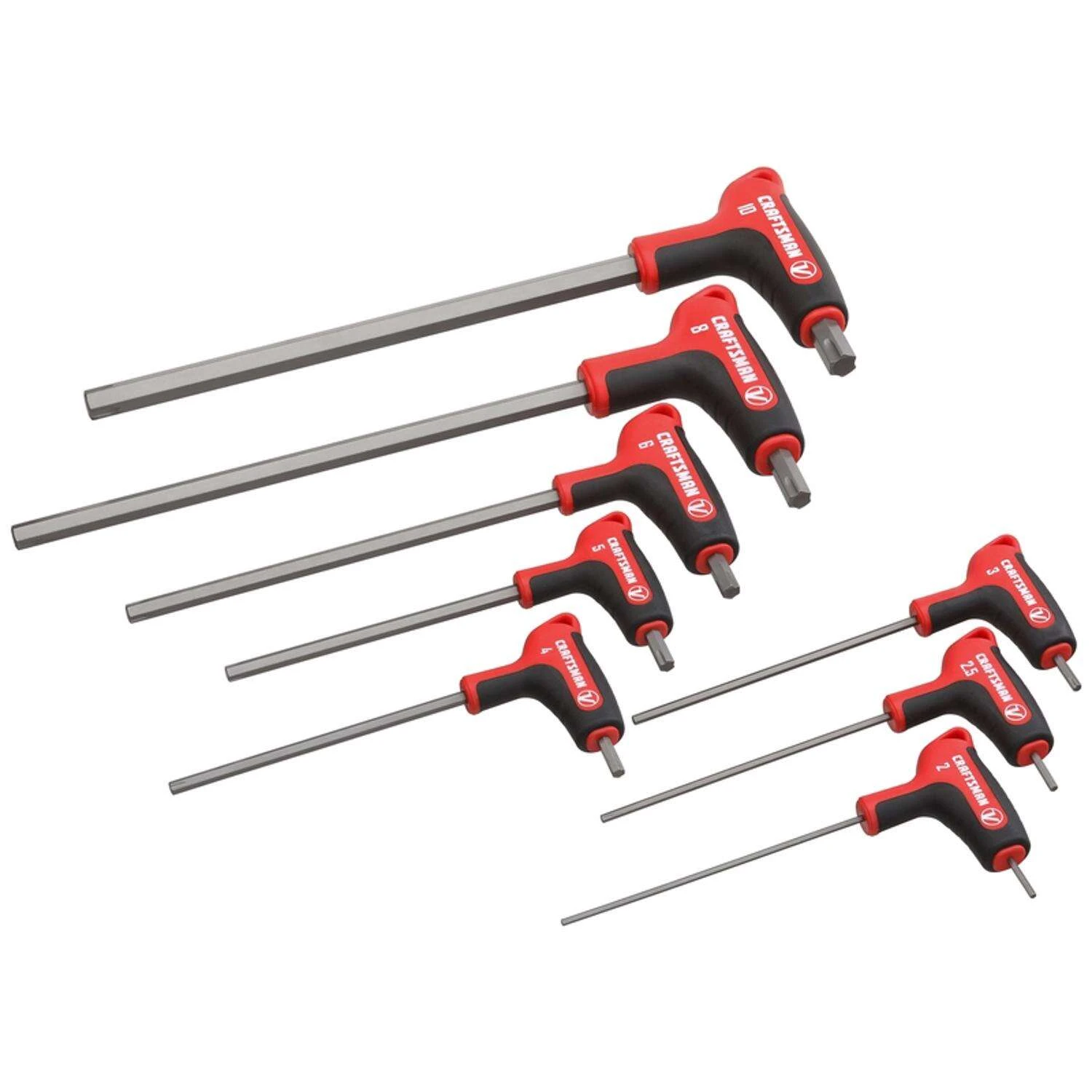 Craftsman V-Series X-Tract Technology Metric T-Handle Hex Key Set 8 Pc 3 Craftsman V-Series X-Tract Technology Metric T-Handle Hex Key Set 8 Pc