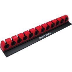 Craftsman Wrench Holder Plastic/Steel Black/Red