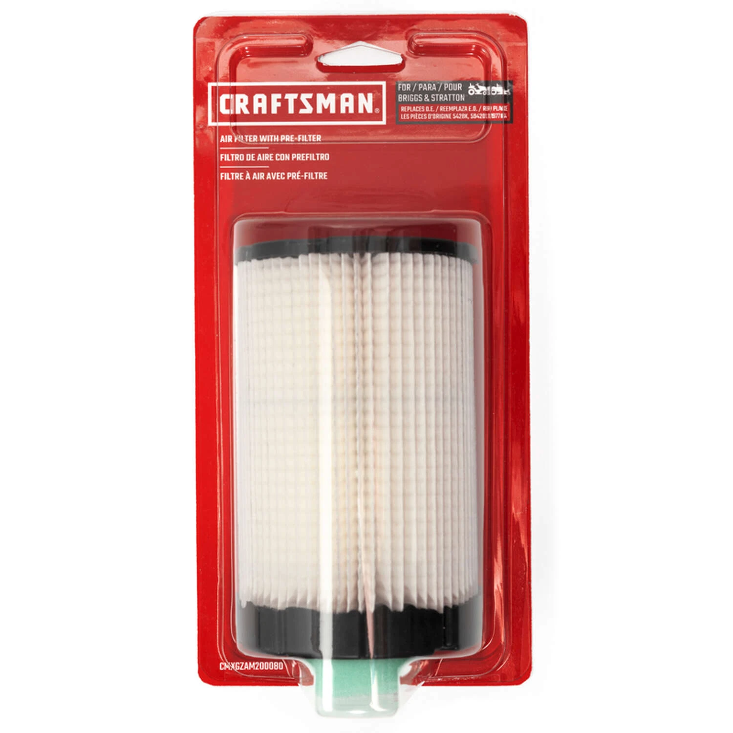 Craftsman Small Engine Air Filter For 5428K, 591334, 59201, 796031, 797704 3 Craftsman Small Engine Air Filter For 5428K, 591334, 59201, 796031, 797704