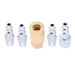 Craftsman Brass/Steel Coupler And Plug 1/4 In. 5 Pc -Professional Tools Discount Store 330876c1 a4df 4cbc 8c70 35dda7f630ab