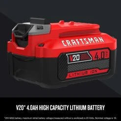 Craftsman V20 CMCB204 4 Ah Lithium-Ion Battery 1 Pc -Professional Tools Discount Store 331e2368 93b7 48bc ad9f 020f5dec08f3