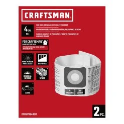 Craftsman Wet/Dry Vac Dust Bag 4 Gal 2 Pc -Professional Tools Discount Store 35e9dcd3 5b17 404f b0ce 0c4ff2eb443f