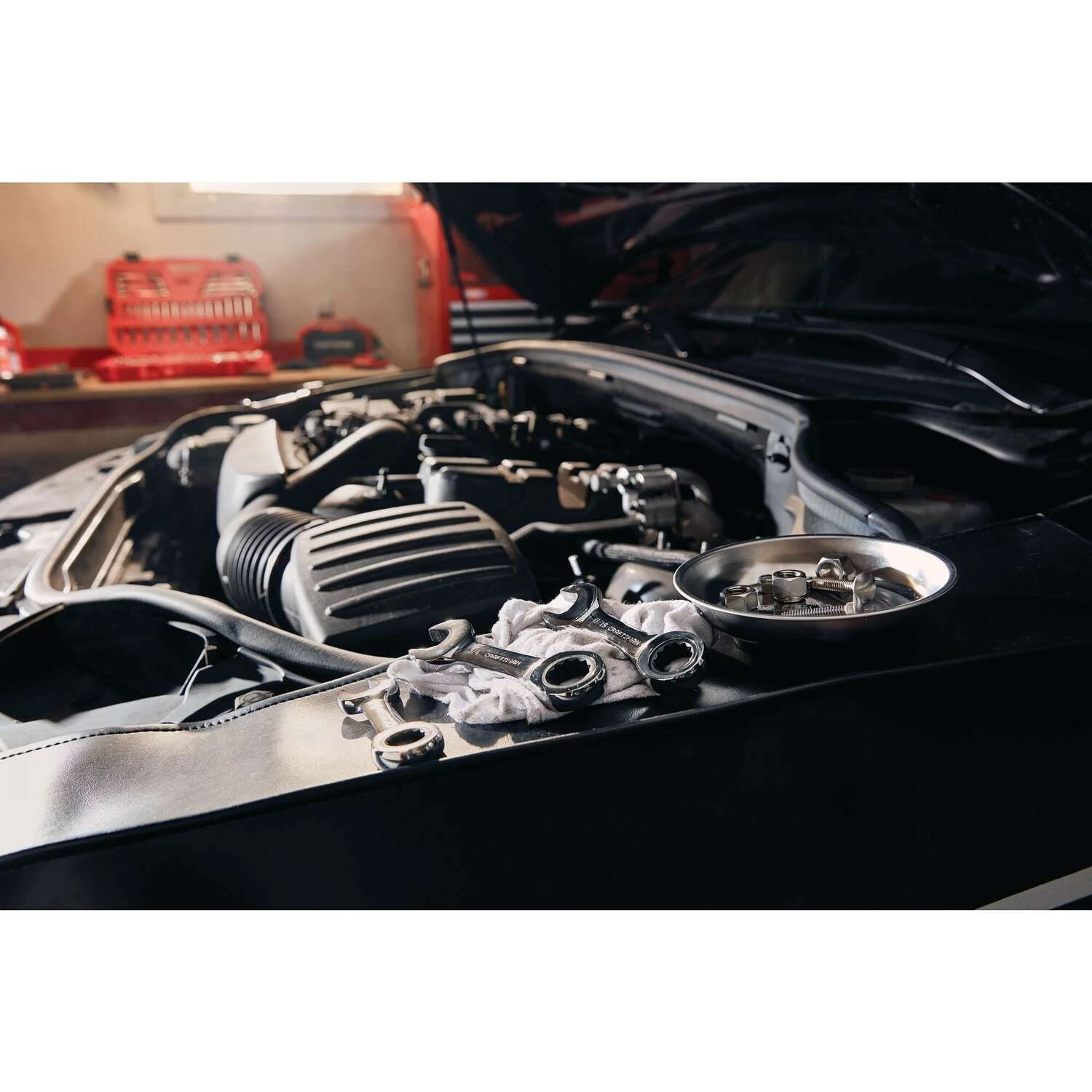 Craftsman SAE Stubby Ratcheting Combination Wrench Set 7 Pc 7 Craftsman SAE Stubby Ratcheting Combination Wrench Set 7 Pc - Image 5