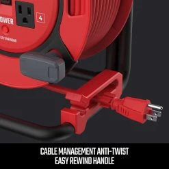 Craftsman 50 Ft. L PVC Cord Reel -Professional Tools Discount Store 38a0b55e 74a4 4ecd 8ff0 5fd6448afdb6