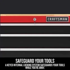 Craftsman 42 In. H X 31.5 In. W X 22.8 In. D Black/Red Steel Cabinet -Professional Tools Discount Store 3ab09915 8caa 4139 8a9c 621f65ed5cd8