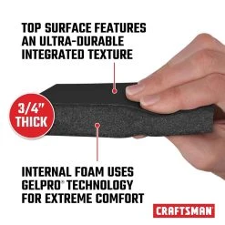 Craftsman 20 In. W X 32 In. L Black Polyurethane Foam Anti Fatigue Mat 21 Craftsman 20 In. W X 32 In. L Black Polyurethane Foam Anti Fatigue Mat -Professional Tools Discount Store 4393634d b7d2 4755 9533 4d66f39966fa