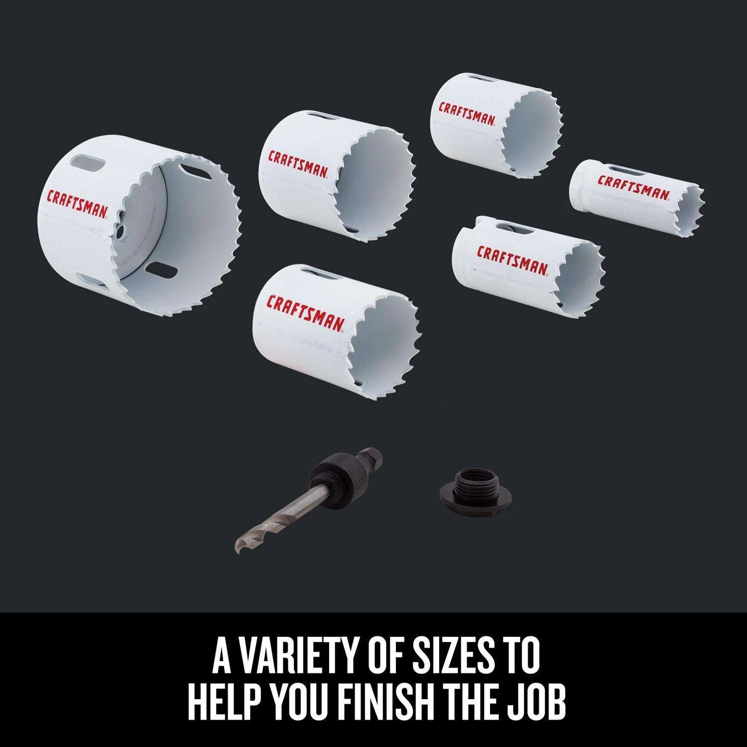 Craftsman Bi-Metal Hole Saw Kit 7 Pc 10 Craftsman Bi-Metal Hole Saw Kit 7 Pc - Image 8