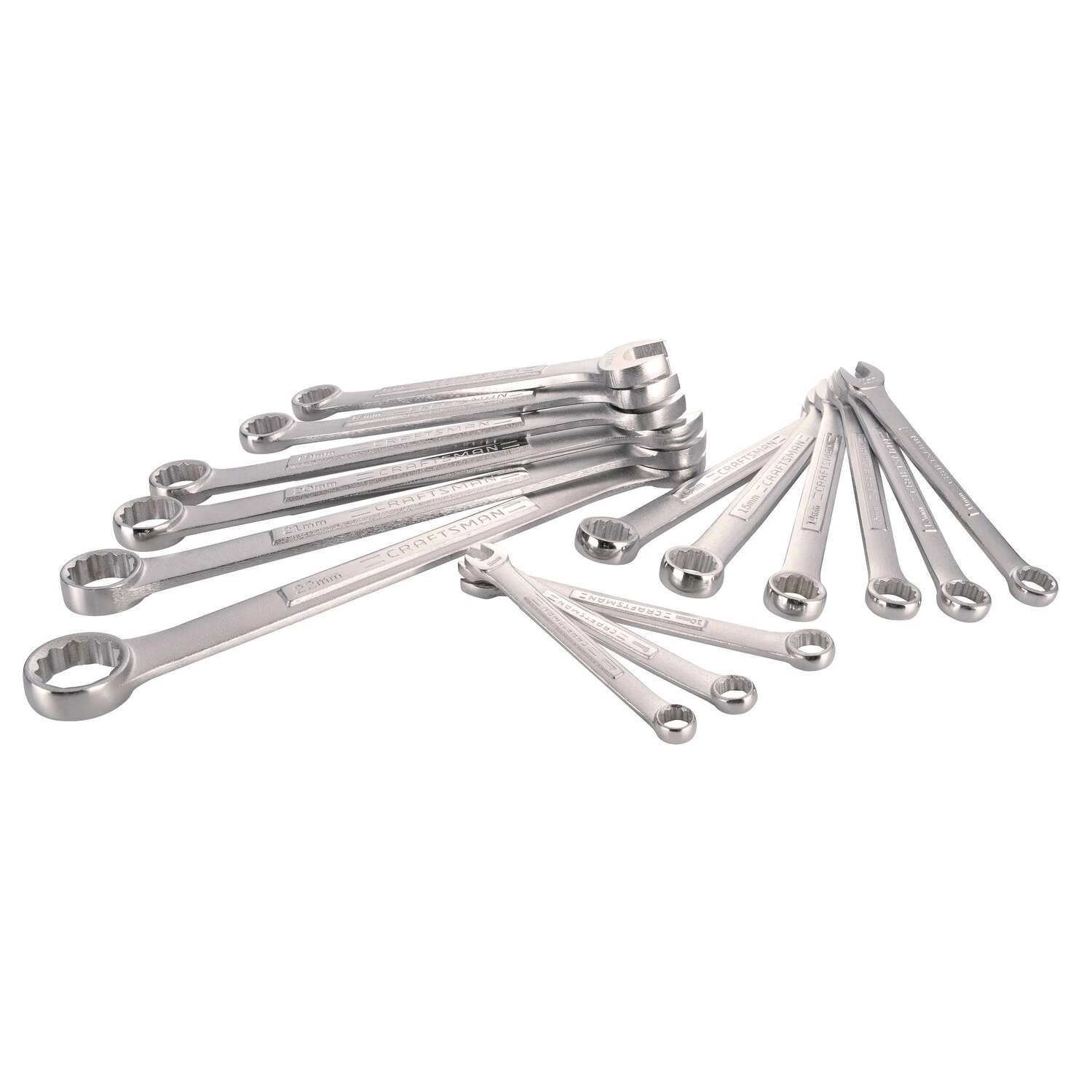 Craftsman 12 Point Metric Combination Wrench Set 15 Pc 3 Craftsman 12 Point Metric Combination Wrench Set 15 Pc