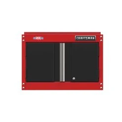 Craftsman 18 In. H X 28 In. W X 12 In. D Black/Red Steel Wall Cabinet