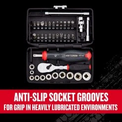 Craftsman V-Series 1/4 In. Drive SAE 6 Point Socket And Tool Set 38 Pc 12 Craftsman V-Series 1/4 In. Drive SAE 6 Point Socket And Tool Set 38 Pc -Professional Tools Discount Store 4acdb3ce c362 4846 8ff2 6eaca7b44abb