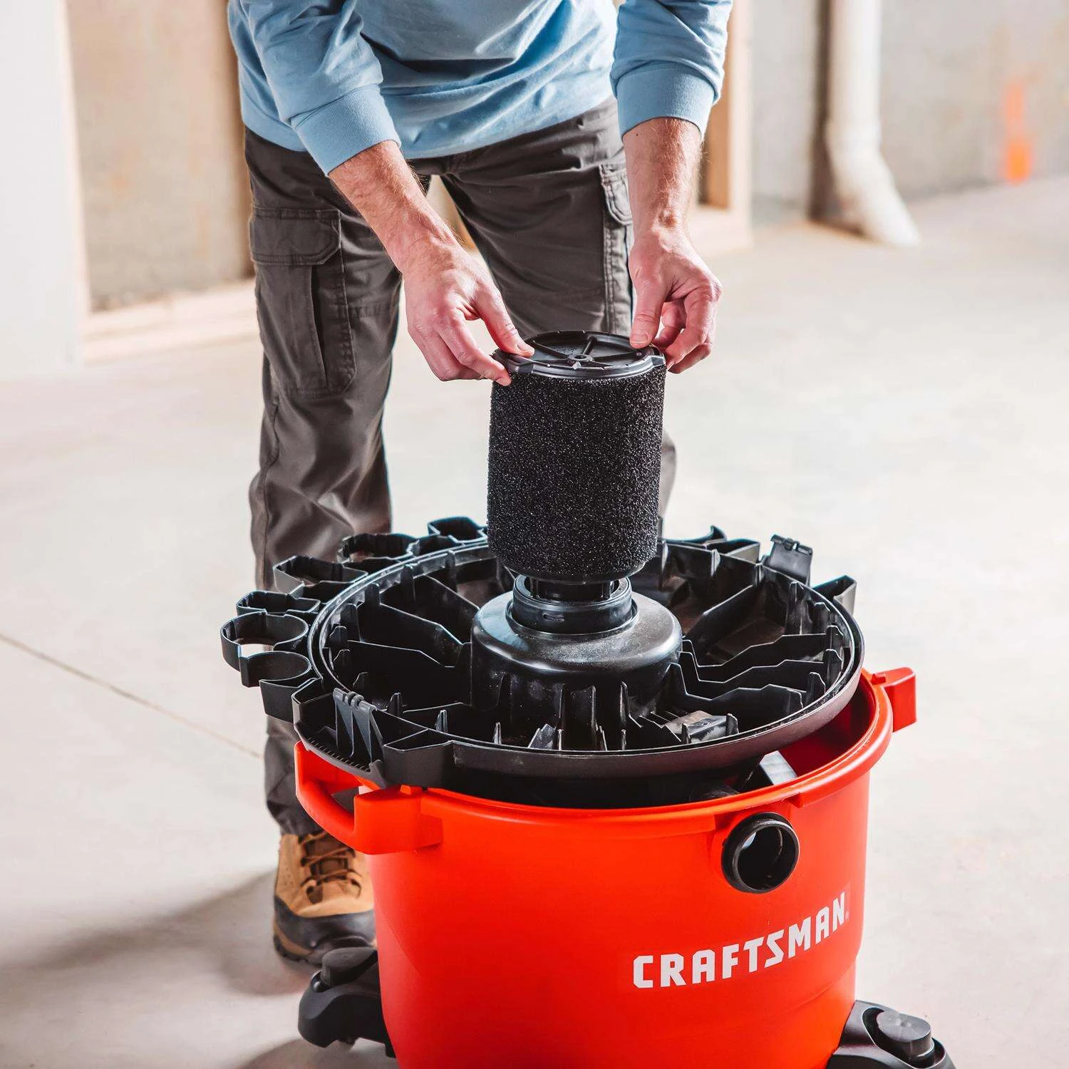 Craftsman 6.75 In. D Wet Application Wet/Dry Vac Cartridge Filter 5-20 Gal 2 Pc 7 Craftsman 6.75 In. D Wet Application Wet/Dry Vac Cartridge Filter 5-20 Gal 2 Pc - Image 5