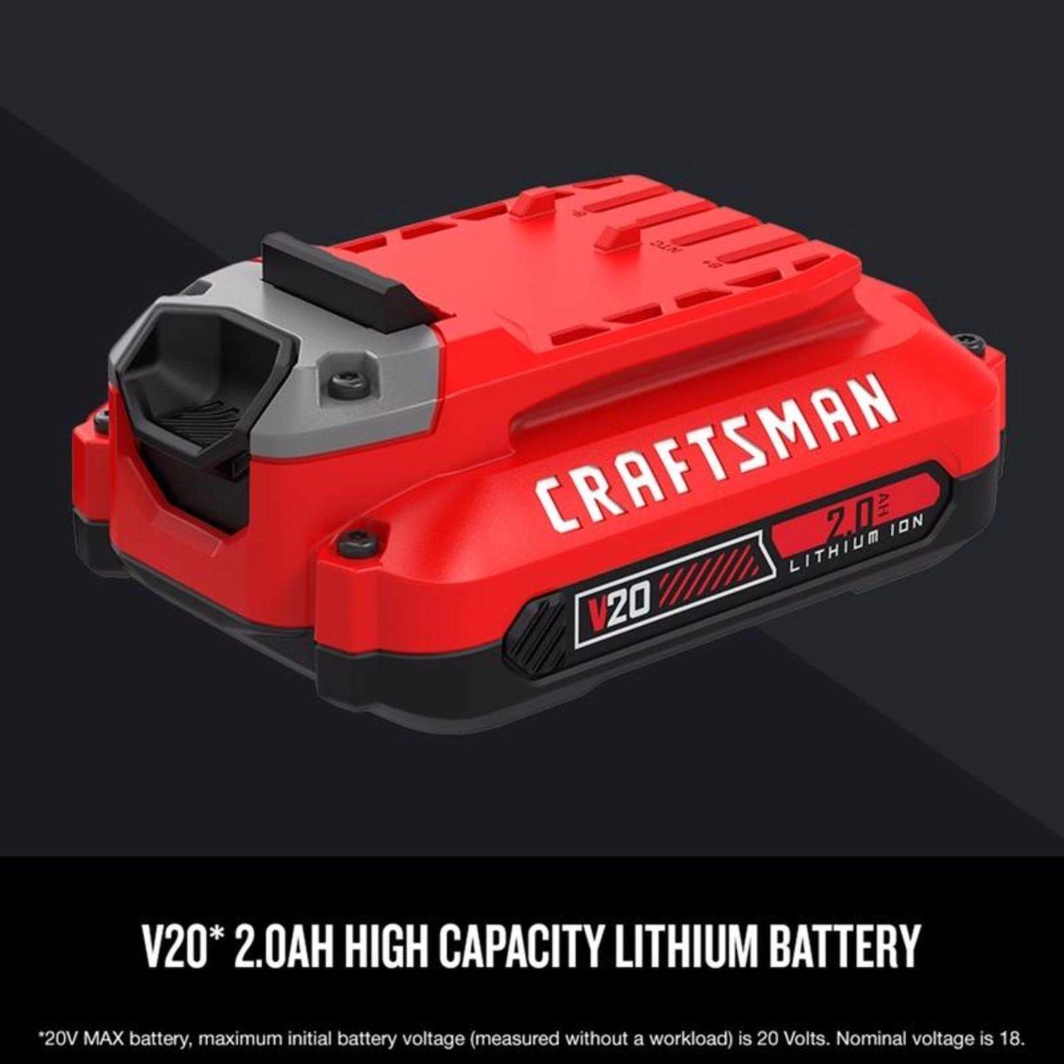 Craftsman V20 CMCB202 2 Ah Lithium-Ion Battery 1 Pc 6 Craftsman V20 CMCB202 2 Ah Lithium-Ion Battery 1 Pc - Image 4