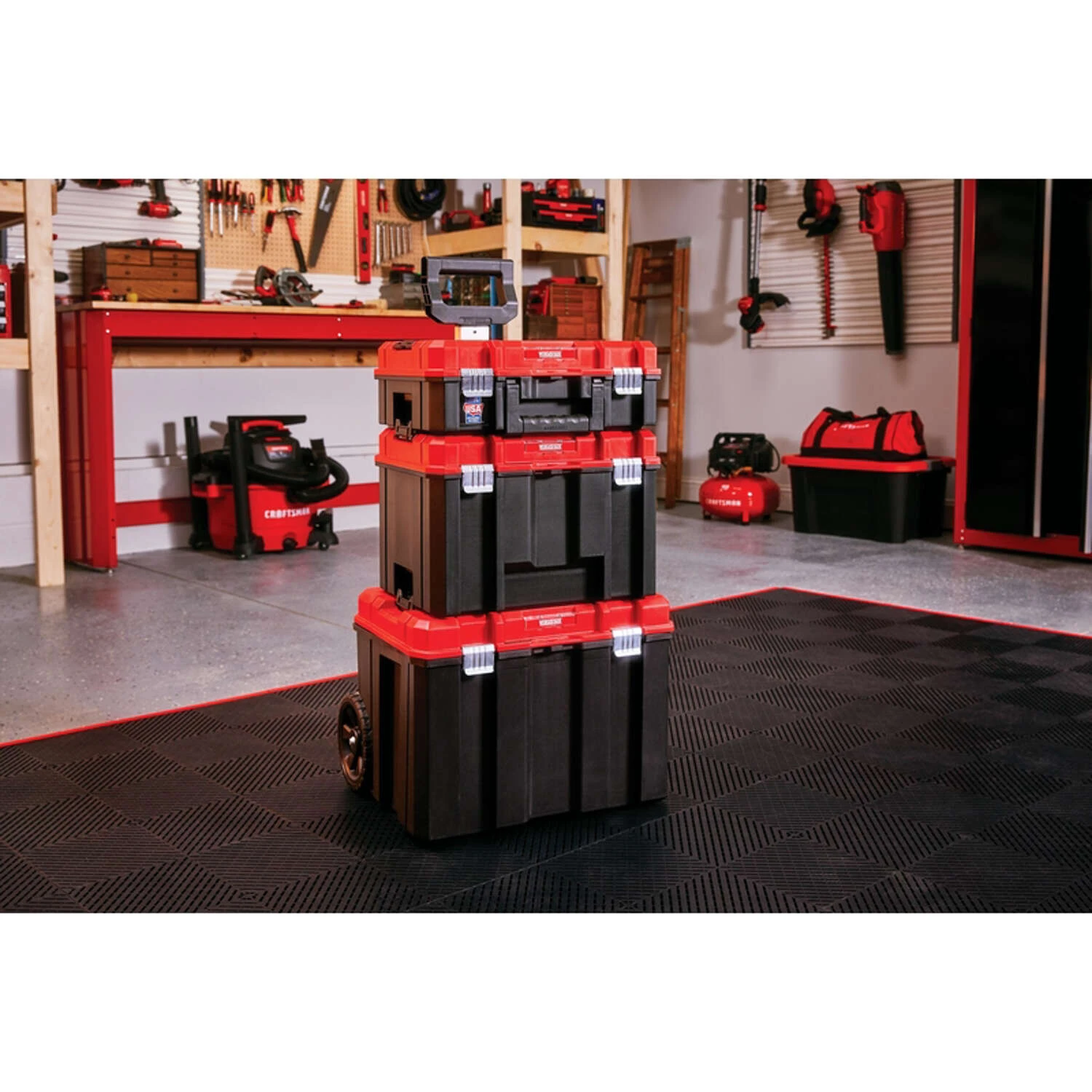 Craftsman VERSASTACK 17 In. Tower Tool Box Black/Red 7 Craftsman VERSASTACK 17 In. Tower Tool Box Black/Red - Image 5