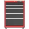 Craftsman 42 In. H X 31.5 In. W X 22.8 In. D Black/Red Steel Cabinet