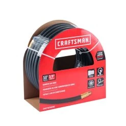 Craftsman 50 Ft. L X 3/8 In. D Rubber Air Hose 300 Psi Black -Professional Tools Discount Store 5015480e 1c67 40bd a2d2 a5406d8971e4