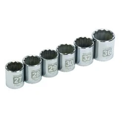 Craftsman 1/2 In. Drive Metric 12 Point Socket Set 6 Pc