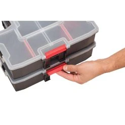 Craftsman 14.8 In. W X 2.71 In. H X 11.5 In. D Storage Organizer Plastic 14 Compartments Black/Red -Professional Tools Discount Store 55a6fee8 2984 409b 8d8d ddb4bb3a4a61