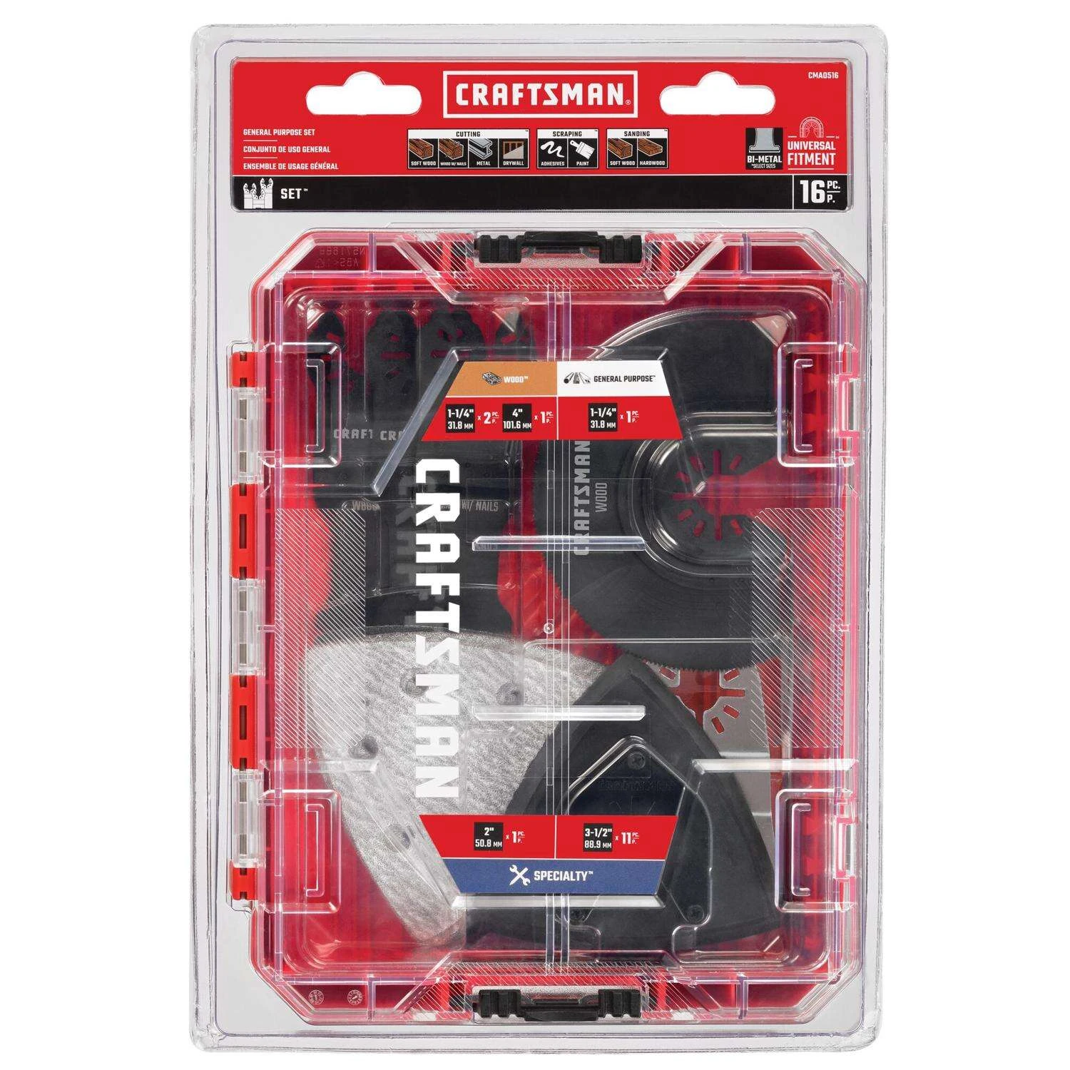 Craftsman Oscillating Blade Set 16 Pc 3 Craftsman Oscillating Blade Set 16 Pc