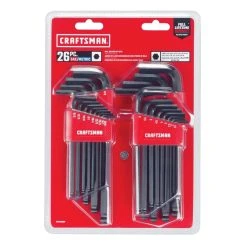 Craftsman Metric And SAE Long And Short Arm Ball End Hex Key Set 26 Pc -Professional Tools Discount Store 599d8ca3 b691 4275 89b4 c7744533e006