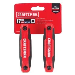 Craftsman Metric And SAE Fold-Up Hex Key Set 2 Pk -Professional Tools Discount Store 5c622d4f 69d6 4b14 adf3 056f538a669f