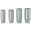 Craftsman 3/8 In. Drive Metric And SAE 6 Point Standard Spark Plug Socket Set 4 Pc
