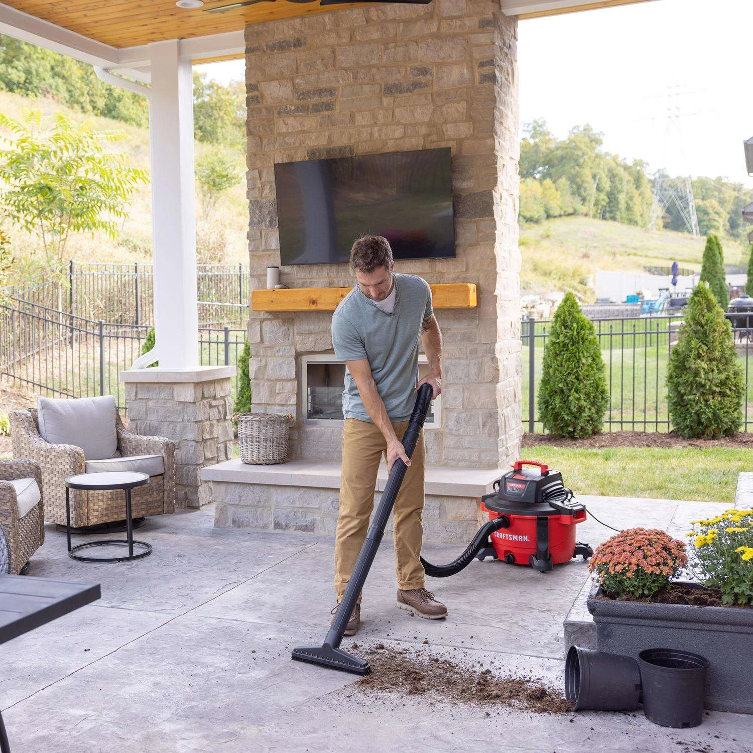 Craftsman 5 In. L X 15 In. W X 2-1/2 In. D Floor Brush 1 Pc 7 Craftsman 5 In. L X 15 In. W X 2-1/2 In. D Floor Brush 1 Pc - Image 5