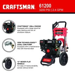 Craftsman CMXGWFN061200 CRX 3200 Psi Gas 2.4 Gpm Pressure Washer -Professional Tools Discount Store 64899d79 8aaa 448e 8ca8 0b755d239797