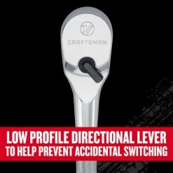 Craftsman V-Series 1/2 In. Drive Ratchet 96 Teeth -Professional Tools Discount Store 6592c8fd 70c7 4a08 963f 586acb8a0c13