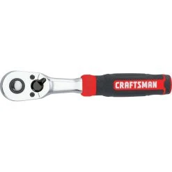 Craftsman 1/4 In. Drive Bi-Material Quick-Release Ratchet 72 Teeth