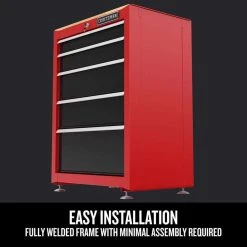 Craftsman 42 In. H X 31.5 In. W X 22.8 In. D Black/Red Steel Cabinet -Professional Tools Discount Store 6d20ec0a 2273 4f65 b197 e1dc2b529620