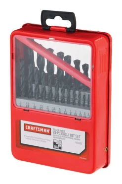 Craftsman Black Oxide Drill Bit Set Hex Shank 21 Pc -Professional Tools Discount Store 728d628d 65d1 45f6 adba 5aa9c1f07294
