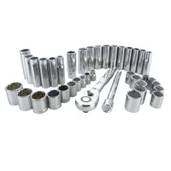 Craftsman 3/8 In. Drive Metric And SAE 6 Point Mechanic's Tool Set 40 Pc