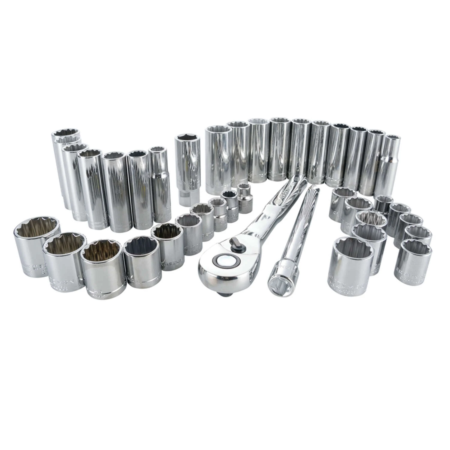 Craftsman 3/8 In. Drive Metric And SAE 6 Point Mechanic's Tool Set 40 Pc 3 Craftsman 3/8 In. Drive Metric And SAE 6 Point Mechanic's Tool Set 40 Pc