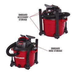 Craftsman 16 Gal Corded Wet/Dry Vacuum 12 Amps 120 V 6.5 HP -Professional Tools Discount Store 87a34c6b 05e7 4367 a283 22b6840e4209