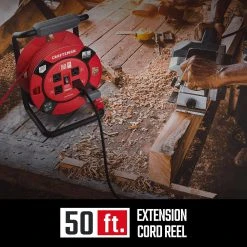 Craftsman 50 Ft. L PVC Cord Reel -Professional Tools Discount Store 8cd61e93 1089 427f b689 1aa71e398e12