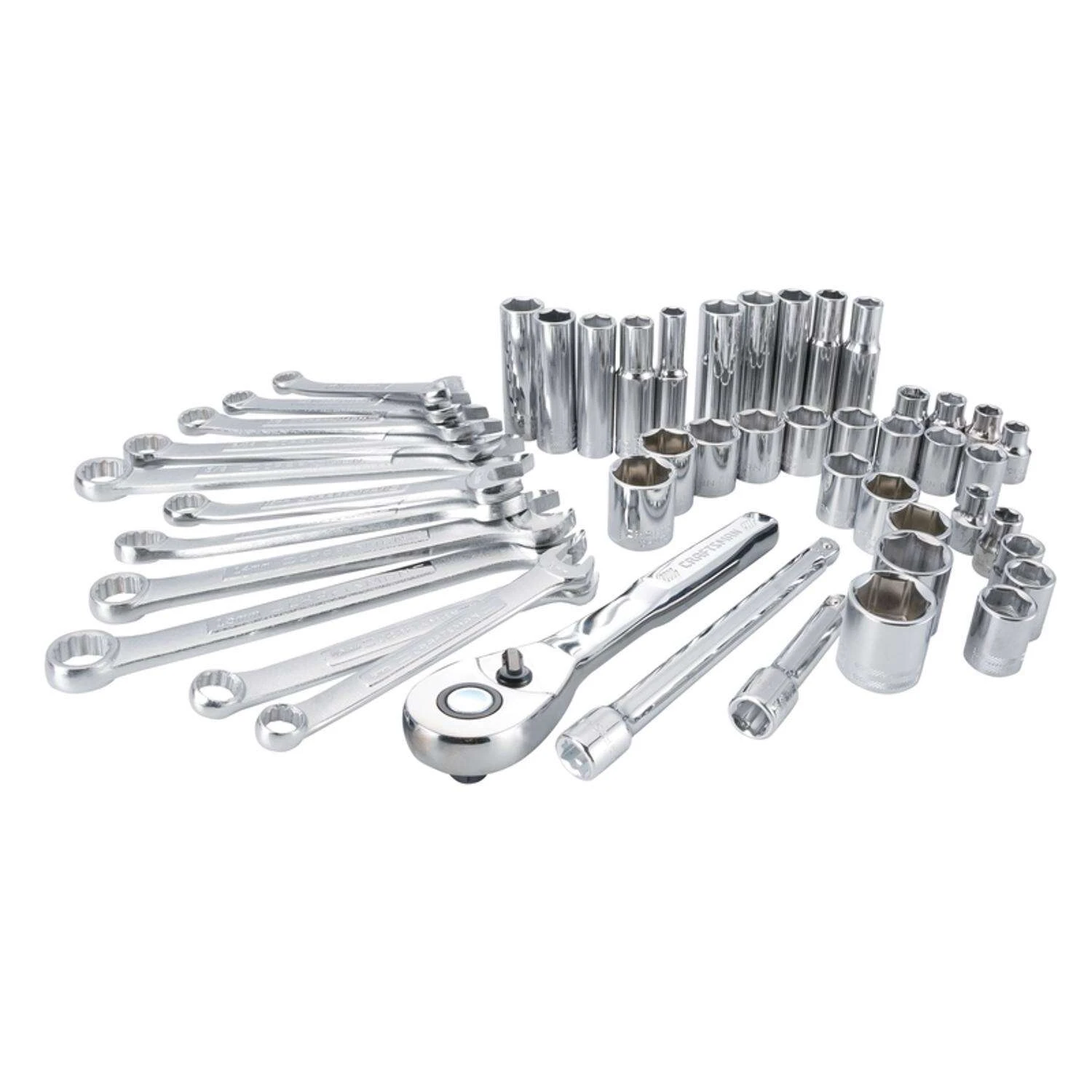 Craftsman 3/8 In. Drive Metric And SAE 6 Point Mobile Mechanic's Tool Set 47 Pc 3 Craftsman 3/8 In. Drive Metric And SAE 6 Point Mobile Mechanic's Tool Set 47 Pc