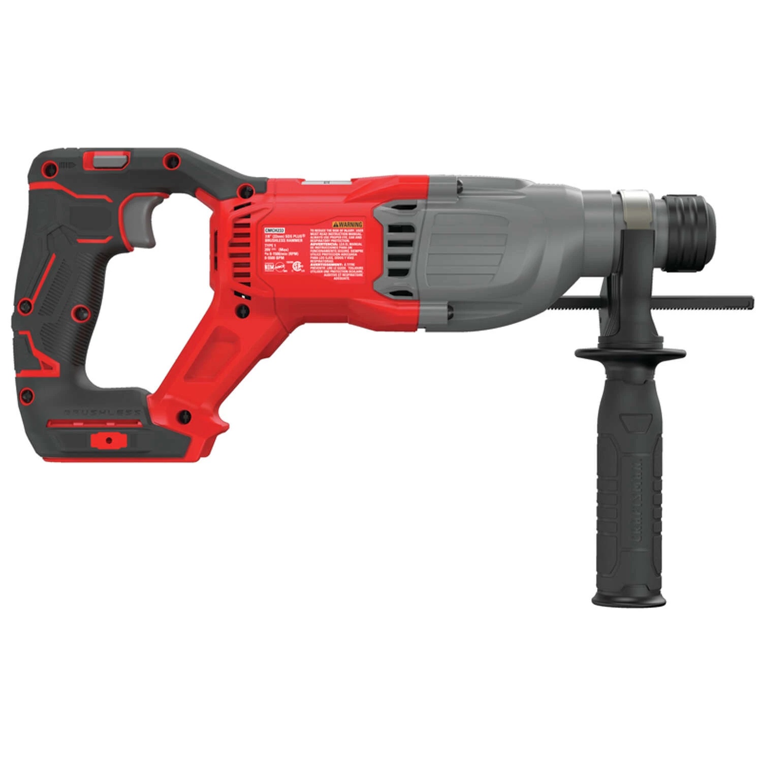 Craftsman V20 1 In. Cordless SDS-Plus Rotary Hammer Drill Tool Only 5 Craftsman V20 1 In. Cordless SDS-Plus Rotary Hammer Drill Tool Only - Image 3