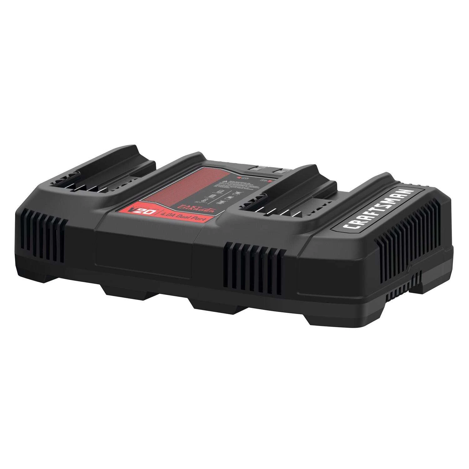 Craftsman V20 20 V Lithium-Ion Dual Battery Charger 1 Pc 3 Craftsman V20 20 V Lithium-Ion Dual Battery Charger 1 Pc